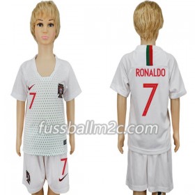 Fußballtrikots Portugal RONALDO 7 Kinder Auswärts Trikotsatz WM 2018